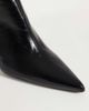 ASOS DESIGN ASOS DESIGN River premium leather pointed heeled ankle boot in black - 3