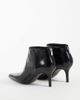 ASOS DESIGN ASOS DESIGN River premium leather pointed heeled ankle boot in black - 4