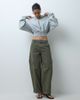 ASOS DESIGN ASOS DESIGN rolled hem cargo pants with pocket detail in washed khaki-Green - 2