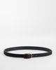 ASOS DESIGN ASOS DESIGN roller buckle faux suede belt in black - 1
