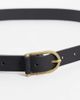 ASOS DESIGN ASOS DESIGN roller buckle faux suede belt in black - 2