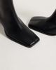 ASOS DESIGN ASOS DESIGN Romeo square toe heeled ankle boots in black - 3