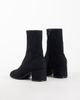 ASOS DESIGN ASOS DESIGN Ronan block heel ankle boots in black suedette - 4