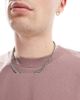 ASOS DESIGN ASOS DESIGN rope and chunky chain 2 pack necklace in silver - 1
