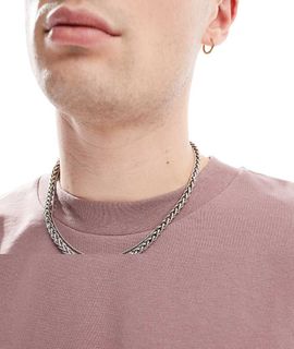 ASOS DESIGN ASOS DESIGN rope and chunky chain 2 pack necklace in silver