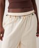 ASOS DESIGN ASOS DESIGN rope belt with shells & resin beads-Black - 1