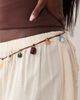 ASOS DESIGN ASOS DESIGN rope belt with shells & resin beads-Black - 2
