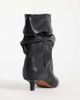 ASOS DESIGN ASOS DESIGN Rosario slouch kitten heel boots in black - 3