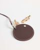 ASOS DESIGN ASOS DESIGN round charm pouch in tan-Brown - 2