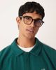ASOS DESIGN ASOS DESIGN round glasses in ombre tortoise shell with clear blue light lens-Brown - 1