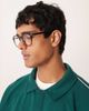 ASOS DESIGN ASOS DESIGN round glasses in ombre tortoise shell with clear blue light lens-Brown - 3