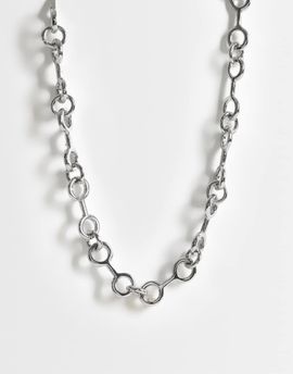 ASOS DESIGN ASOS DESIGN round link chain necklace in silver