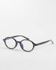ASOS DESIGN ASOS DESIGN round sunglasses in brown with clear blue-light lenses - 1