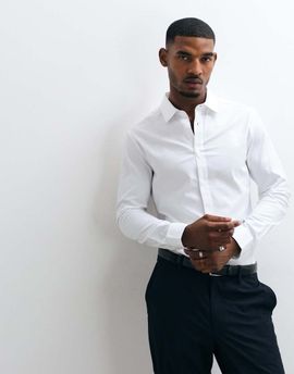 ASOS DESIGN ASOS DESIGN royal oxford slim shirt in white