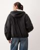 ASOS DESIGN ASOS DESIGN rubberized shower resistant bomber jacket in black - 4