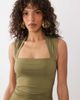 ASOS DESIGN ASOS DESIGN ruched midaxi day dress in green - 3