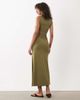 ASOS DESIGN ASOS DESIGN ruched midaxi day dress in green - 4