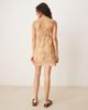 ASOS DESIGN ASOS DESIGN ruched neck mini dress in washed paisley-Multi - 4
