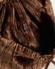 ASOS DESIGN ASOS DESIGN ruched pocket tote bag in chocolate velvet-Brown - 3