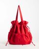 ASOS DESIGN ASOS DESIGN ruched pocket tote in red - 1