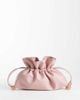 ASOS DESIGN ASOS DESIGN ruched resin ball pouch clutch bag with detachable shoulder strap in light pink-Purple - 1
