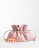 ASOS DESIGN ASOS DESIGN ruched resin ball pouch clutch bag with detachable shoulder strap in light pink-Purple - 2