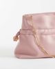 ASOS DESIGN ASOS DESIGN ruched resin ball pouch clutch bag with detachable shoulder strap in light pink-Purple - 3
