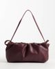ASOS DESIGN ASOS DESIGN ruched shoulder bag in burgundy-Red - 1