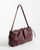 ASOS DESIGN ASOS DESIGN ruched shoulder bag in burgundy-Red - 4