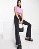 ASOS DESIGN ASOS DESIGN ruched side tee with short sleeve in lilac-Purple - 4
