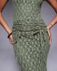 ASOS DESIGN ASOS DESIGN ruched waistband detail lace maxi dress in green - 3