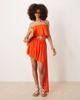 ASOS DESIGN ASOS DESIGN ruffle mini skirt with asymmetric hem in orange - part of a set - 1