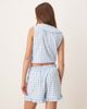 ASOS DESIGN ASOS DESIGN ruffle pull on shorts in blue and white gingham - part of a set-Multi - 2
