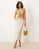 ASOS DESIGN ASOS DESIGN ruffle vest with scarf in green floral print-Multi - 3