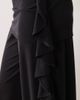 ASOS DESIGN ASOS DESIGN ruffle waistband cupro pants in black - 2