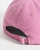 ASOS DESIGN ASOS DESIGN running late slogan cap in washed pink-Red - 3