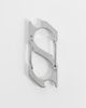 ASOS DESIGN ASOS DESIGN s-shape carabiner clip in silver - 1