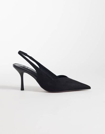 ASOS DESIGN ASOS DESIGN Sabrina slingback stiletto heels in black