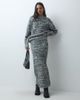 ASOS DESIGN ASOS DESIGN salt and pepper stitch sweater set in mono-Black - 3