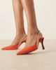 ASOS DESIGN ASOS DESIGN Samber slingback stiletto heels in multi suedette - 1