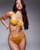 ASOS DESIGN ASOS DESIGN Sammi nautical knot balconette bikini top in gold - 1