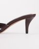 ASOS DESIGN ASOS DESIGN Sammie studded western chisel toe heeled mules in chocolate-Multi - 3