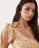 ASOS DESIGN ASOS DESIGN Sarah one shoulder swimsuit in floral print-Multi - 2