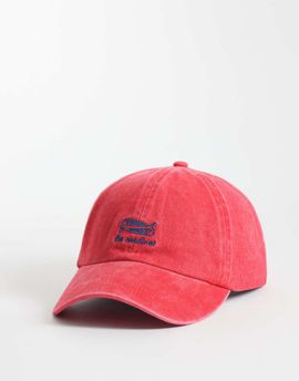ASOS DESIGN ASOS DESIGN sardines motif cap in red