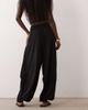 ASOS DESIGN ASOS DESIGN sarong-tie balloon pants in black - 4
