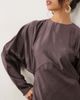 ASOS DESIGN ASOS DESIGN satin batwing maxi dress in brown-Green - 3
