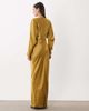 ASOS DESIGN ASOS DESIGN satin batwing maxi dress in ochre-Yellow - 2