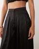 ASOS DESIGN ASOS DESIGN satin bubble pleated pants in black - part of a set - 3