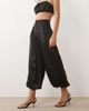 ASOS DESIGN ASOS DESIGN satin bubble pleated pants in black - part of a set - 4