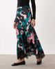 ASOS DESIGN ASOS DESIGN satin fishtail maxi skirt in neo animal print-Multi - 2